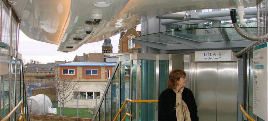 Langdon Park Station Underside of canopy