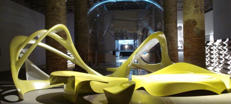 Bienalle Exhibition Completed Zaha Hadid furniture for the Bienalle Exhibition